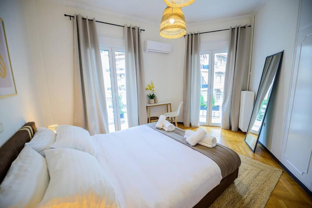 Boho Luxury 2 Bedroom Apartment, Acropolis Museum View Athens Luaran gambar