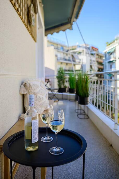 Boho Luxury 2 Bedroom Apartment, Acropolis Museum View Athens Luaran gambar