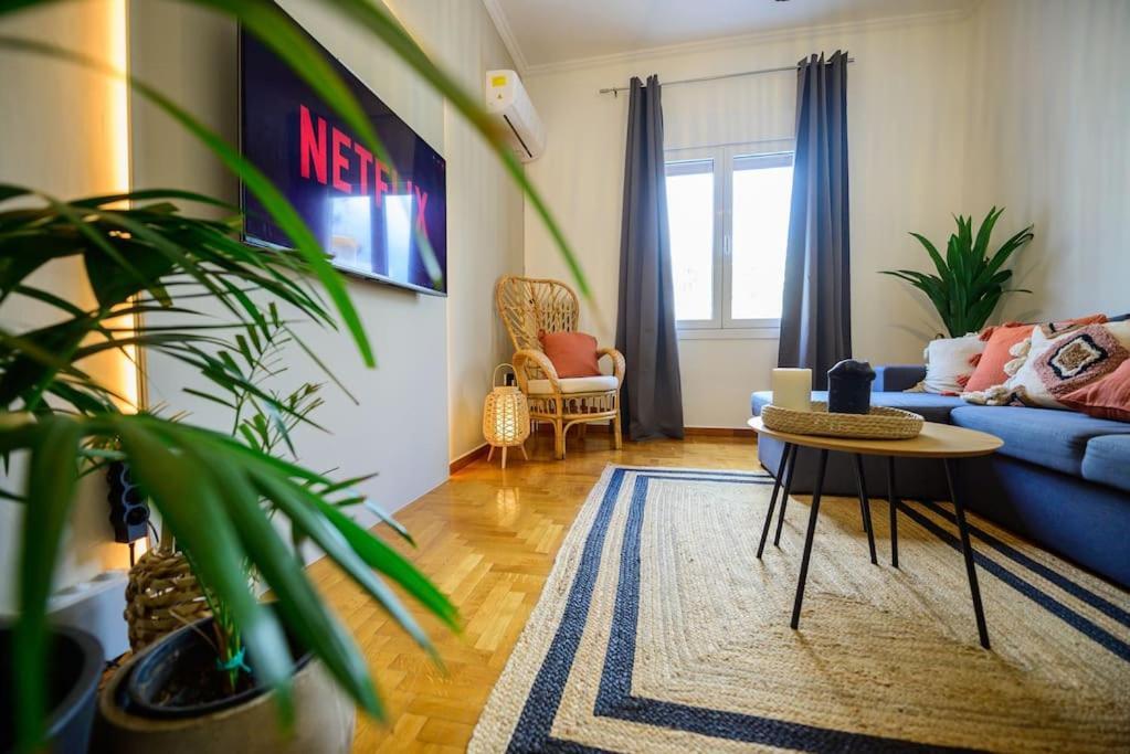 Boho Luxury 2 Bedroom Apartment, Acropolis Museum View Athens Luaran gambar